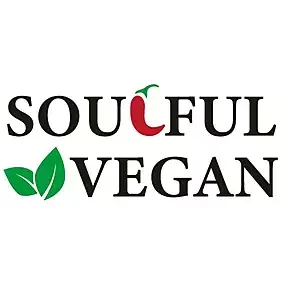 Logo of vegan food delivery service, Soulful Vegan.